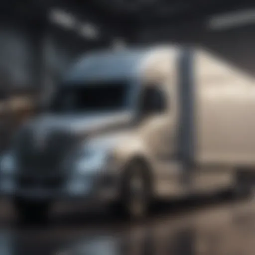 Overview of the Mark LT truck showcasing its luxury design