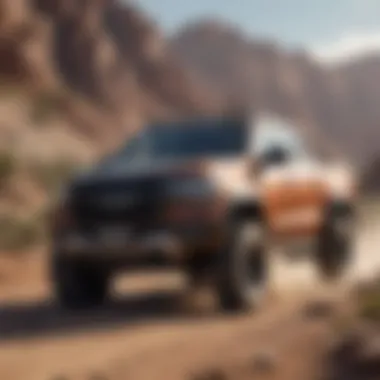 Mark LT Truck Performance on Rugged Terrain Performance metrics of the Mark LT truck in action on rugged terrain