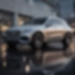 Sleek exterior design of the Mercedes MLC showcasing luxury and sophistication