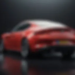 Dynamic view of the new Alfa Romeo showcasing its sleek profile and aerodynamic design.