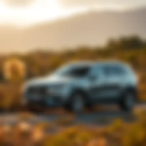 Volvo XC90 T6 in Nature Volvo XC90 T6 parked in a scenic landscape