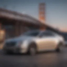 Elegant profile of the Cadillac CTS Coupe AWD showcasing its sleek lines.