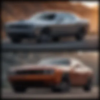 Market Comparison: 2015 Dodge Challenger vs. Competitors Comparison chart illustrating the 2015 Dodge Challenger against its competitors.