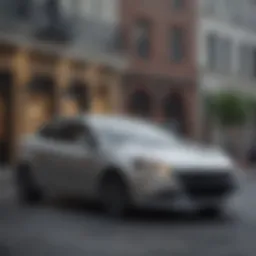 Exterior view of the 2015 Dodge Dart Limited showcasing its sleek design