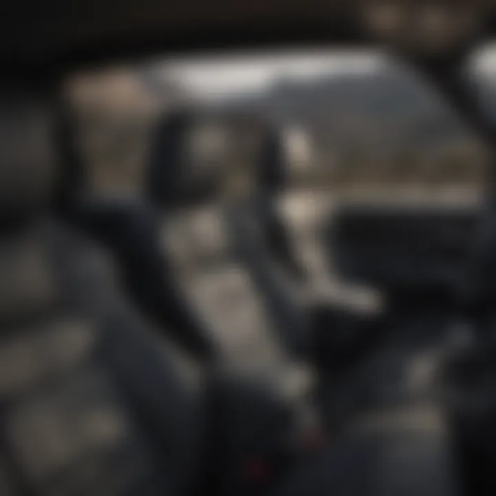 Interior layout highlighting comfort and technology features