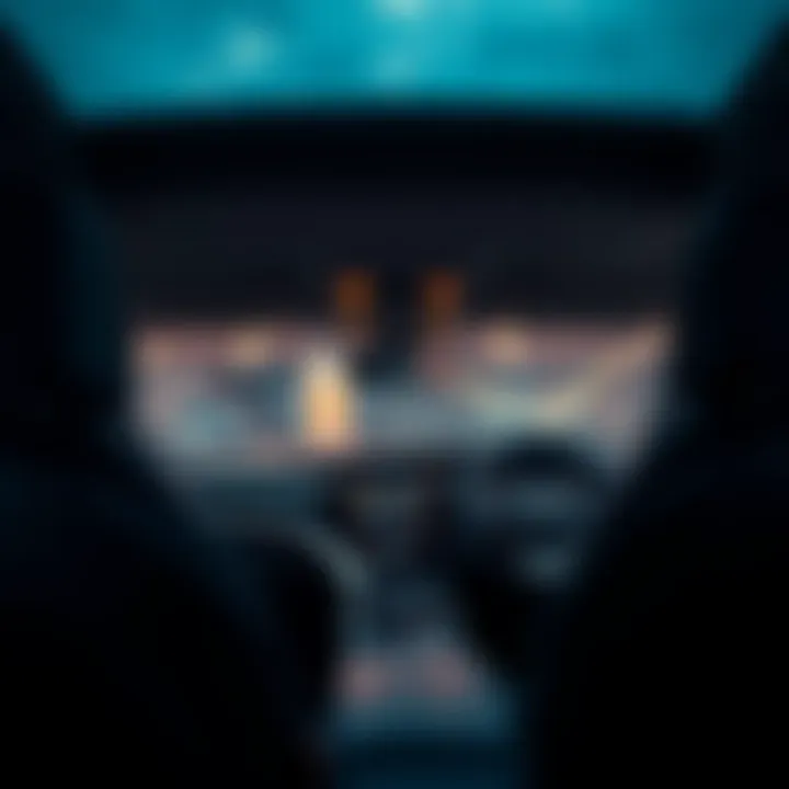 Interior shot highlighting the advanced technology features of the Camry XSE