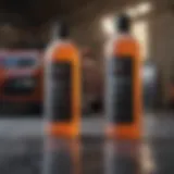High-quality car detailing shampoo in a bottle
