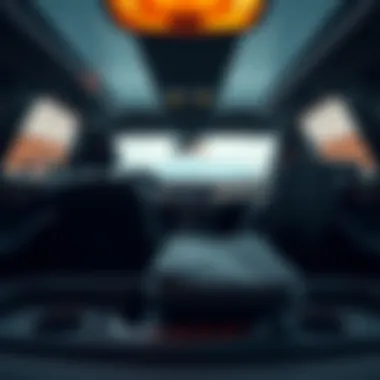 Interior view showcasing the comfort and technology of a family-sized SUV