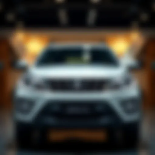 Elegant Design of Suzuki VX Front view of Suzuki VX showcasing its design