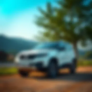Suzuki VX in Scenic Beauty Suzuki VX parked in a scenic location