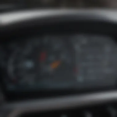 Dashboard of the Plug-in Hybrid Outlander displaying advanced technology features