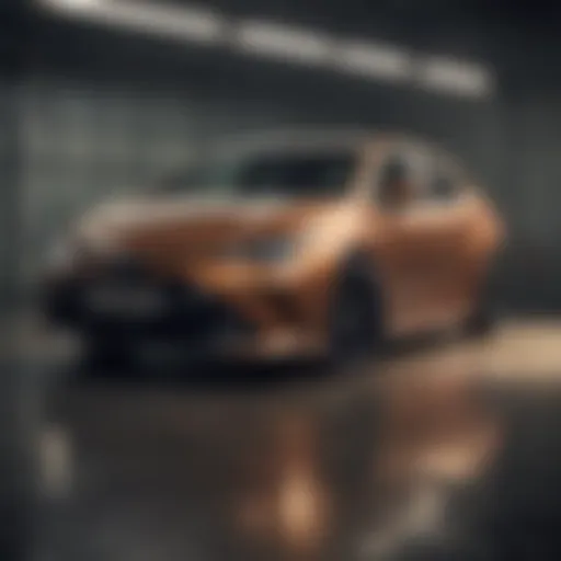 Sleek exterior design of a modern Corolla car