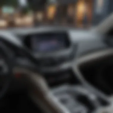 Dashboard of the Acura MDX displaying advanced technology