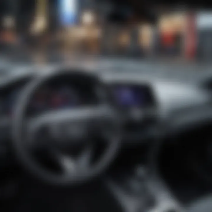 Dashboard of a Honda vehicle with advanced technology features