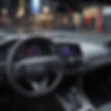 Innovative Technology in Honda Models Dashboard of a Honda vehicle with advanced technology features
