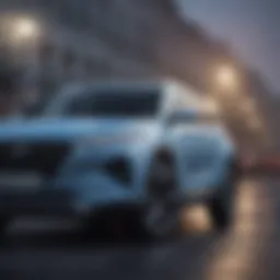 Dynamic Hyundai vehicle showcasing innovative design