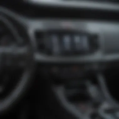 Interior dashboard of the 2015 Kia Sportage AWD highlighting technological features