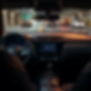 Tech Features of 2019 Nissan Rogue FWD Interior dashboard of the 2019 Nissan Rogue FWD highlighting technology features