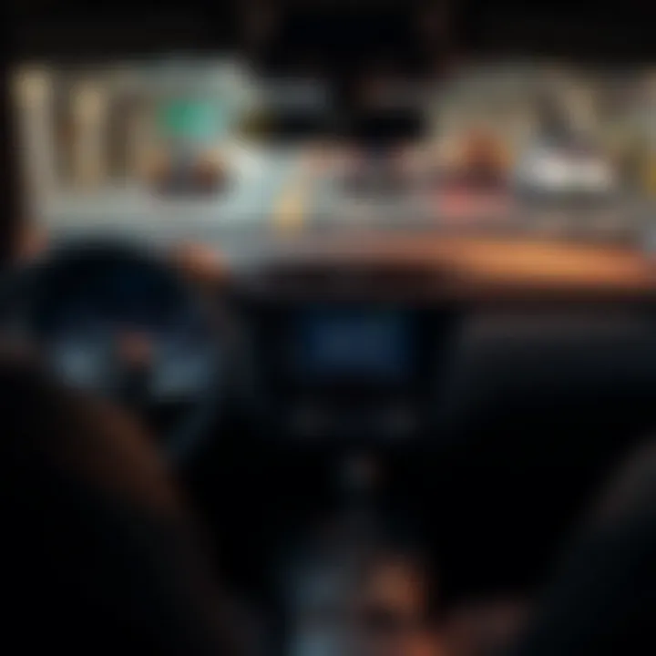 Tech Features of 2019 Nissan Rogue FWD Interior dashboard of the 2019 Nissan Rogue FWD highlighting technology features