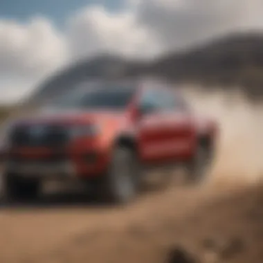 Safety Features and Ratings of the 2020 Ford Ranger Lariat Close-up of the safety features and ratings of the 2020 Ford Ranger Lariat