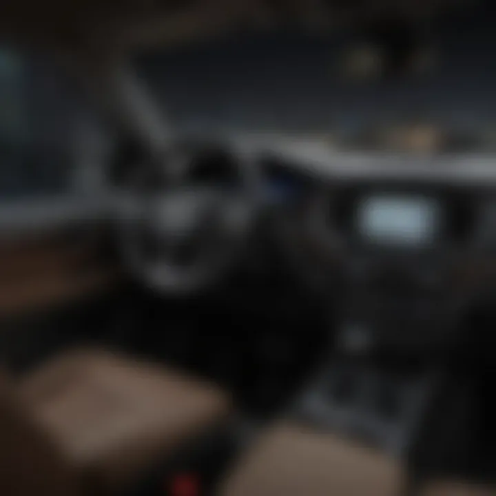 Interior of the Jeep Laredo featuring state-of-the-art technology and comfort