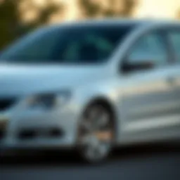 Sleek exterior profile of the Volkswagen Passat CC 2009