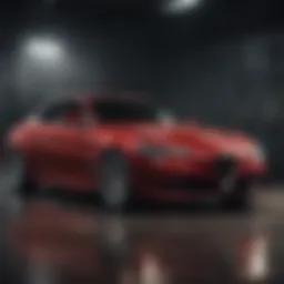 Overview of the latest Alfa Romeo Giulia showcasing its elegant design.