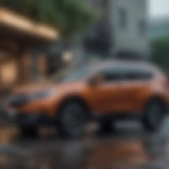 Side view of the 2016 Honda CR-V showcasing its length