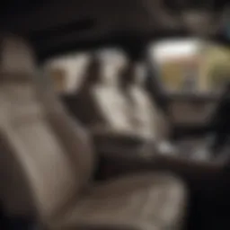 Luxury interior of the 2021 Cadillac Escalade