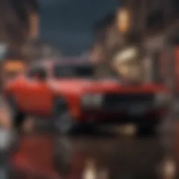 Dodge Challenger SXT showcasing its sleek exterior design