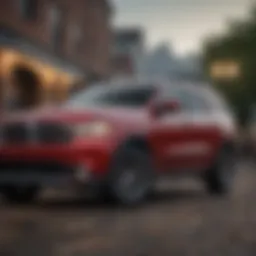 Exterior view showcasing the sleek design of the Dodge Durango