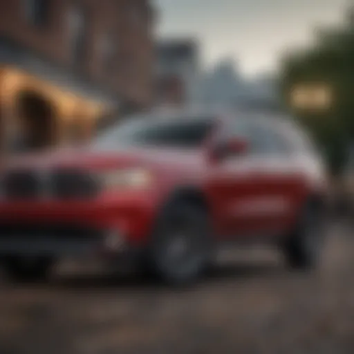 Exterior view showcasing the sleek design of the Dodge Durango