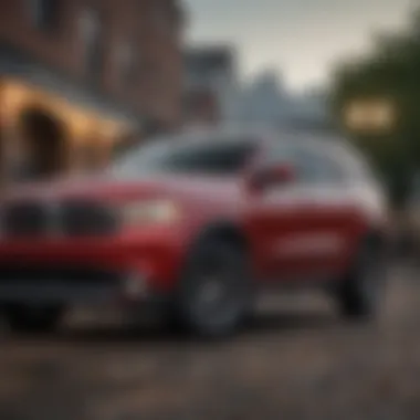 Sleek Exterior Design of the Dodge Durango Exterior view showcasing the sleek design of the Dodge Durango