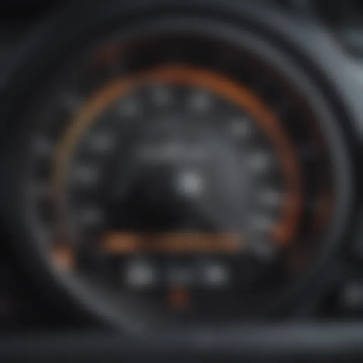 Dashboard display highlighting engine maintenance alerts