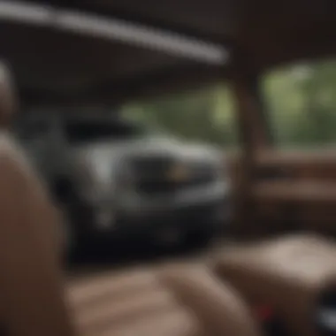 Luxurious Interior Features of the Chevrolet Tahoe Chevrolet Tahoe interior showcasing luxury features