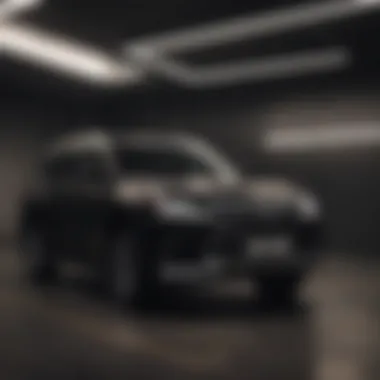 Interior Luxury and Technology of the Lexus LX Spacious interior of the Black Lexus LX highlighting premium materials and technology.