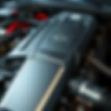 The Heart of Performance: Camaro 4 Cylinder Turbo Engine Close-up view of the Camaro 4 Cylinder Turbo engine