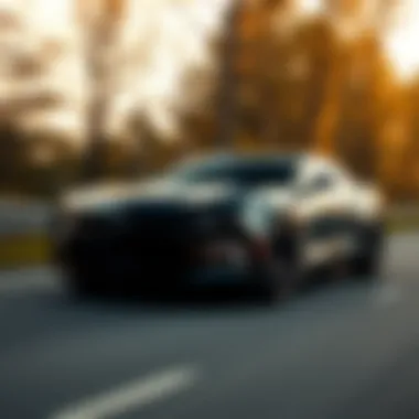 Dynamic Presence: Camaro 4 Cylinder Turbo in Action Chevy Camaro 4 Cylinder Turbo on the road