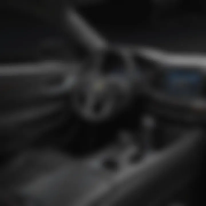 Interior of a Chevy 4-door vehicle highlighting advanced technology features.