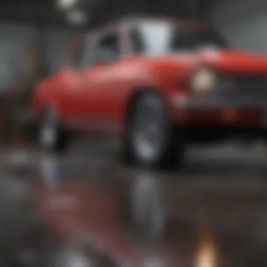Maintenance tips for Chevy 4-door vehicles illustrated with essential tools.