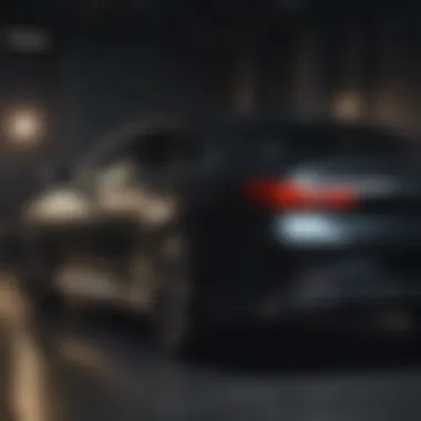 Sleek black Hyundai Sonata highlighting its bold design features