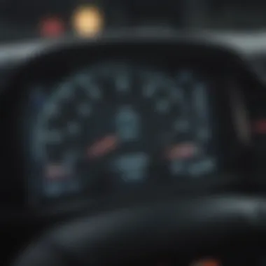 MPG Display in the 2020 Toyota Prius Dashboard of 2020 Toyota Prius with MPG display