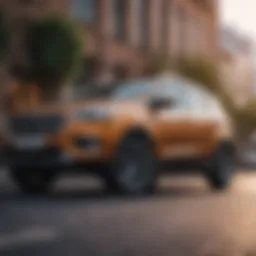 Front view of the Ford Escape Limited Edition showcasing its sleek design