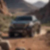 GMC Sierra Denali 6.2 V8 on rugged terrain