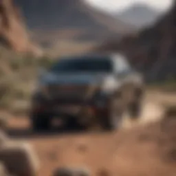 GMC Sierra Denali 6.2 V8 on rugged terrain