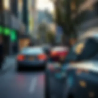 Urban Use Cases for Hourly Insurance Scenario showing usage of hourly car insurance in urban settings