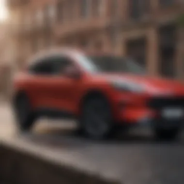 Advanced Safety Features Advanced safety features displayed in the 2021 Ford Escape SE