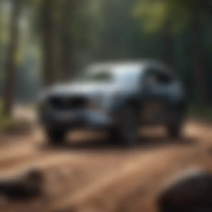 Mazda SUV in an outdoor adventure setting