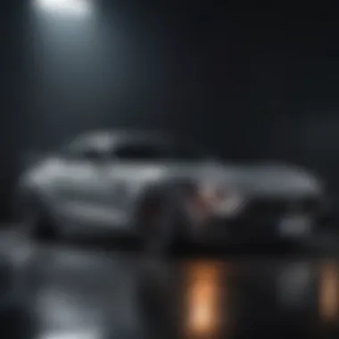 Sleek Design of Mercedes AMG GT Side profile of a Mercedes AMG GT capturing its sleek design