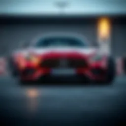 Sleek exterior design of the Mercedes-Benz GTR showcasing its aerodynamic profile.